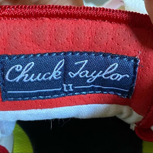 Converse Chuck Taylor All Star II Red Low Top Lace Up Sneaker Shoes Youth 1 - Picture 10 of 11